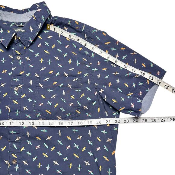 Toad & Co | Men | Fletch Organic Cotton Kayak Ripstop SS Button Up Shirt | Large - Picture 5 of 12